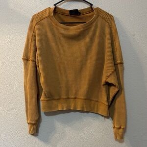Urban Outfitters Tan Waffle Knit Sweater